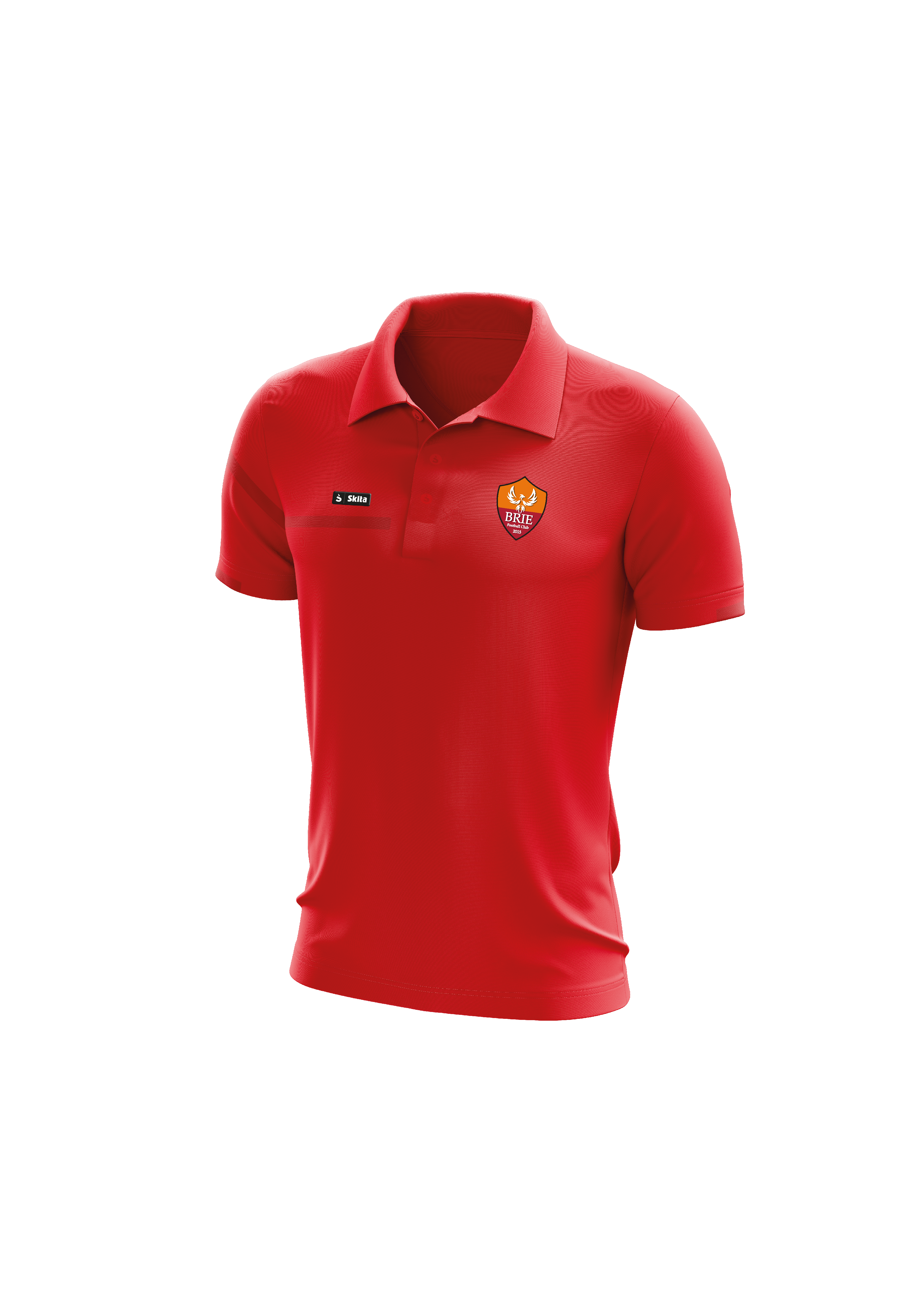 Polo SKITA'TECH rouge (BRIE FC)